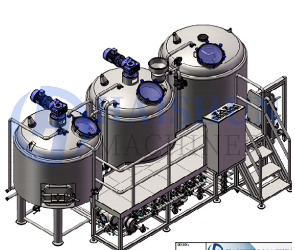 15BBL 3 сосуда варочный цех MT/LT+BK+WT